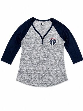 New Era Washington Wizards 3/4 Sleeve Raglan Shirt – Women’s Size Medium
